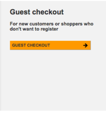 Guest checkout exemplar.