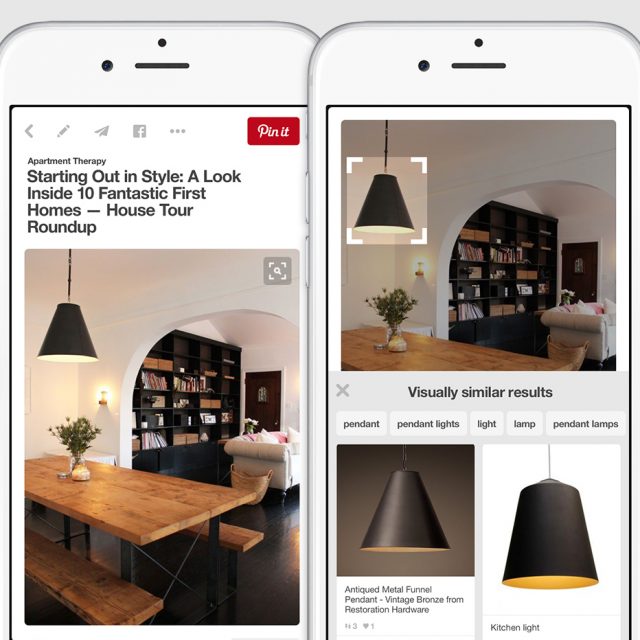 Dining room ideas being searched on Pinterest.