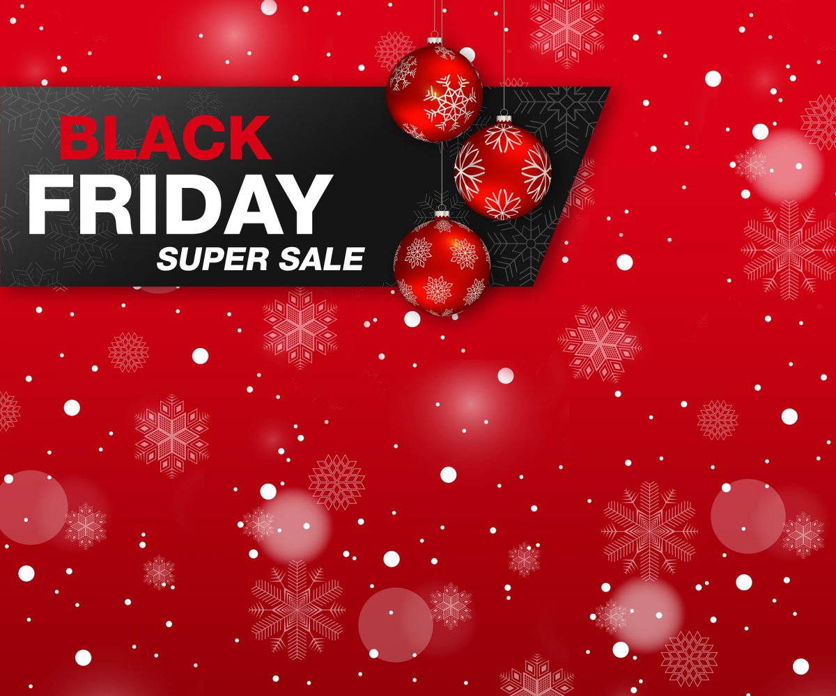 A banner showing a Black Friday sale