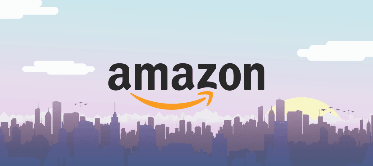 Amazon banner logo.