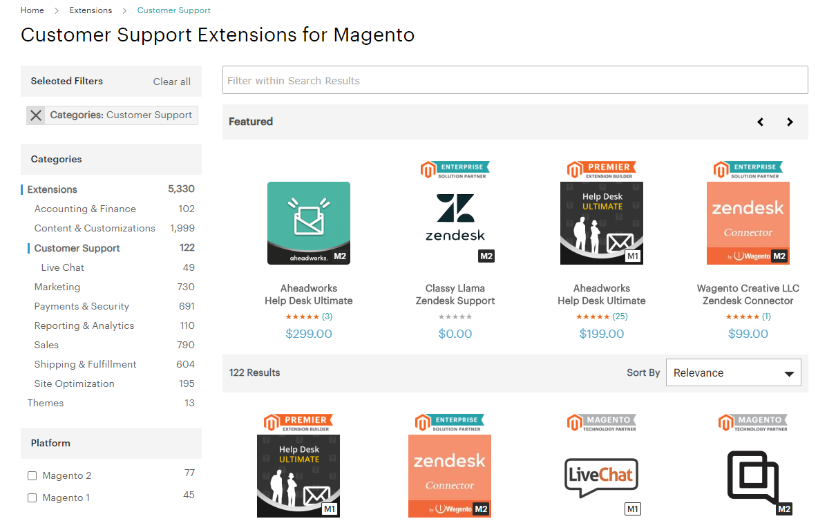 Magento extensions 