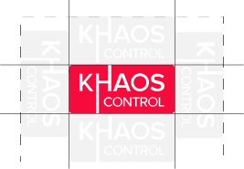 logo spacing guide khaos control brand guidelines