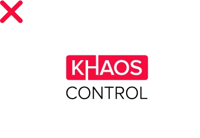 khaos control brand guidelines broken image
