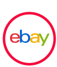 Circular eBay logo.