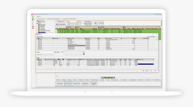 A screenshot of Khaos Control showing the Sales Invoice Manager user interface