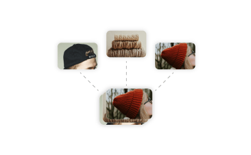 Image of hats and cloths