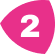 The number two on a pink background