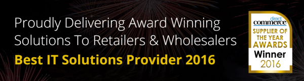 A banner showing our Best IT Solution Providers award from Direct Commerce in 2016